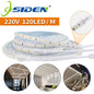 LED Strip Outdoor Waterproof Warm White SMD LED Strip SMD2835 LED Strip Light 1M 2M 5M 10M 20M 25M 220V Flexible Light Strip