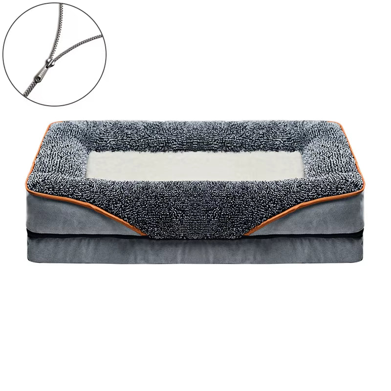 Dropshipping 2023 Best Selling Products Zipper Dog Beds Kennel Bed Mat Winter Large Dog Sofa Bed Dog Washable Mat for Small Dog