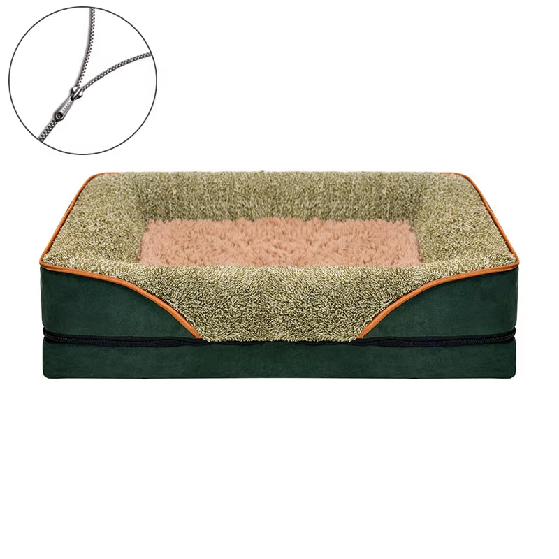 Dropshipping 2023 Best Selling Products Zipper Dog Beds Kennel Bed Mat Winter Large Dog Sofa Bed Dog Washable Mat for Small Dog