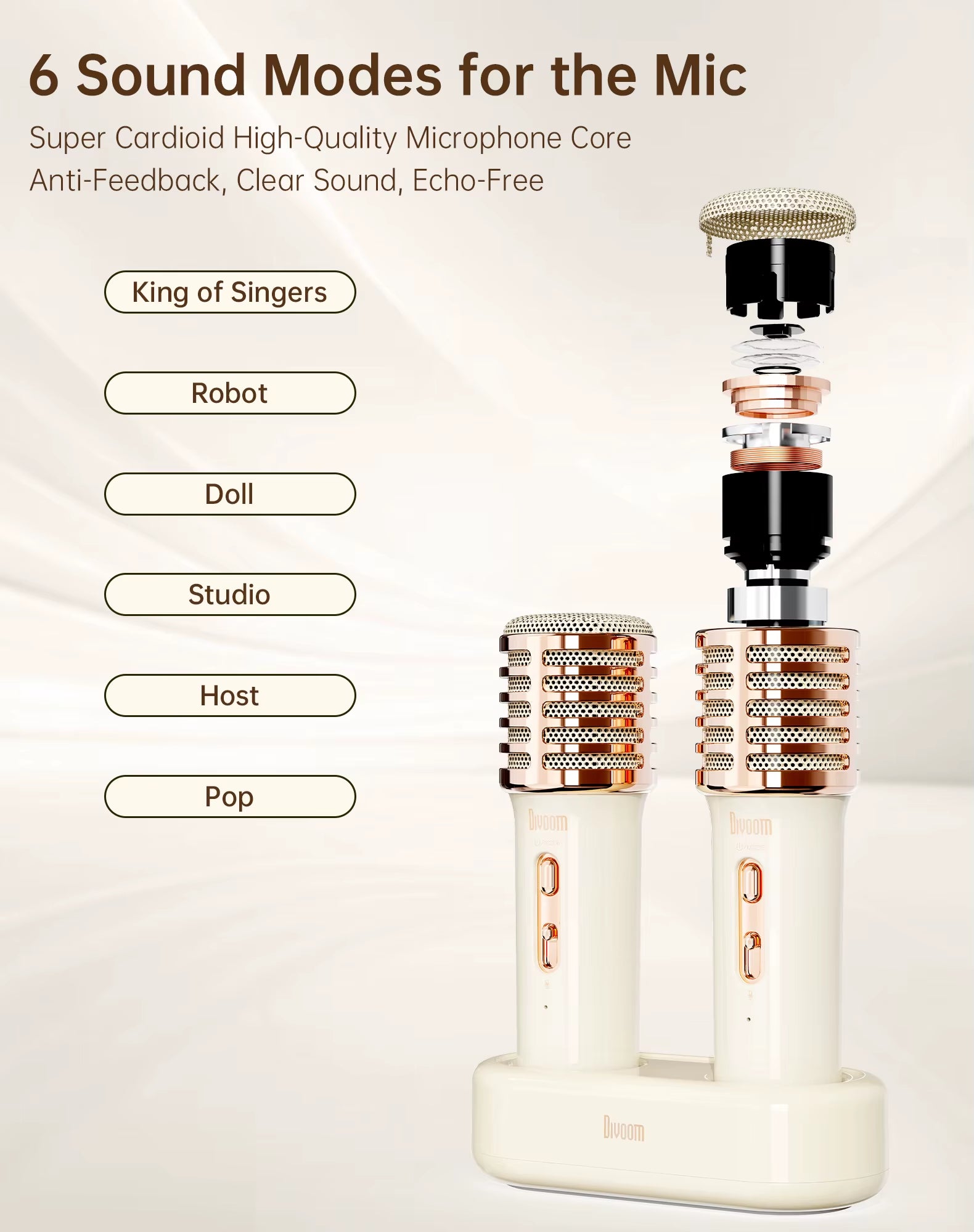 Songbird-Hq Portable Bluetooth Speaker Home Home Ktv Sound Set Home Karaoke Speakers Microphone Karaoke Microphone