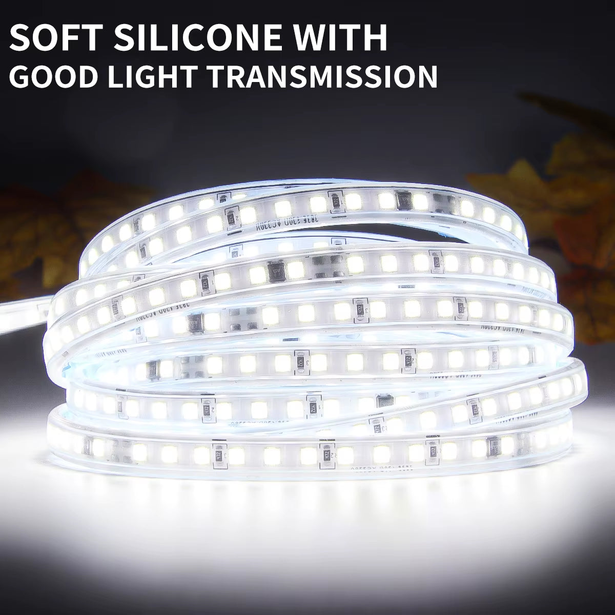 LED Strip Outdoor Waterproof Warm White SMD LED Strip SMD2835 LED Strip Light 1M 2M 5M 10M 20M 25M 220V Flexible Light Strip