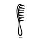 Wide Teeth Hairbrush Oil Fork Comb Men Hair Beard Trim Hairdressing Brush Afro Hairstyle Barber Styling Tools Salon Accessories