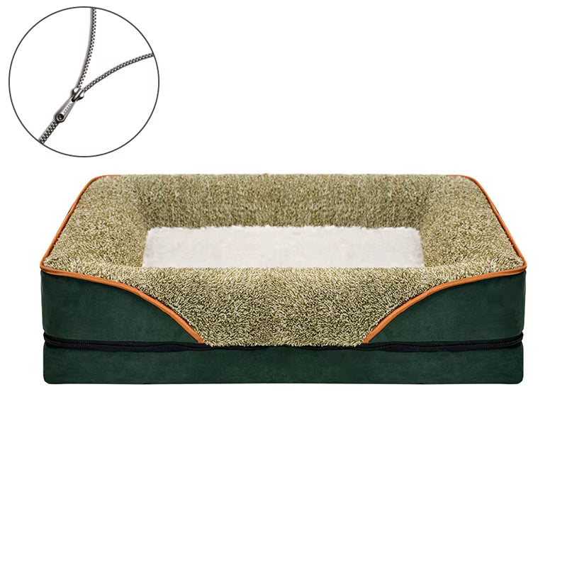 Dropshipping 2023 Best Selling Products Zipper Dog Beds Kennel Bed Mat Winter Large Dog Sofa Bed Dog Washable Mat for Small Dog