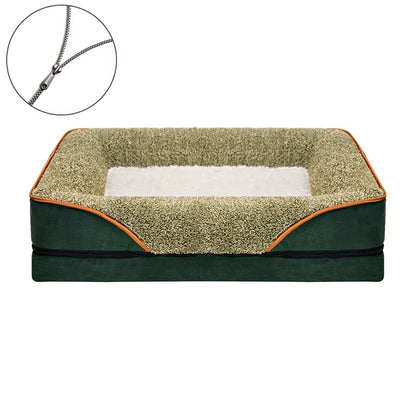 Dropshipping 2023 Best Selling Products Zipper Dog Beds Kennel Bed Mat Winter Large Dog Sofa Bed Dog Washable Mat for Small Dog