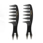 Wide Teeth Hairbrush Oil Fork Comb Men Hair Beard Trim Hairdressing Brush Afro Hairstyle Barber Styling Tools Salon Accessories