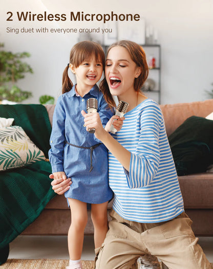 Songbird-Hq Portable Bluetooth Speaker Home Home Ktv Sound Set Home Karaoke Speakers Microphone Karaoke Microphone