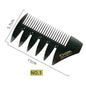 Wide Teeth Hairbrush Oil Fork Comb Men Hair Beard Trim Hairdressing Brush Afro Hairstyle Barber Styling Tools Salon Accessories