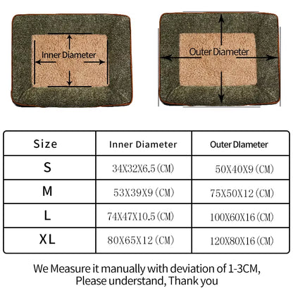 Dropshipping 2023 Best Selling Products Zipper Dog Beds Kennel Bed Mat Winter Large Dog Sofa Bed Dog Washable Mat for Small Dog